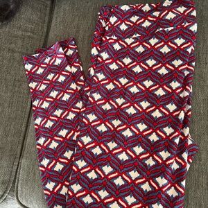 Patriotic Red, White and Blue LuLaRoe leggings